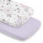 Ensemble de 2 draps-housse pour aquarelle lavande et gris par Sweet Jojo Designs