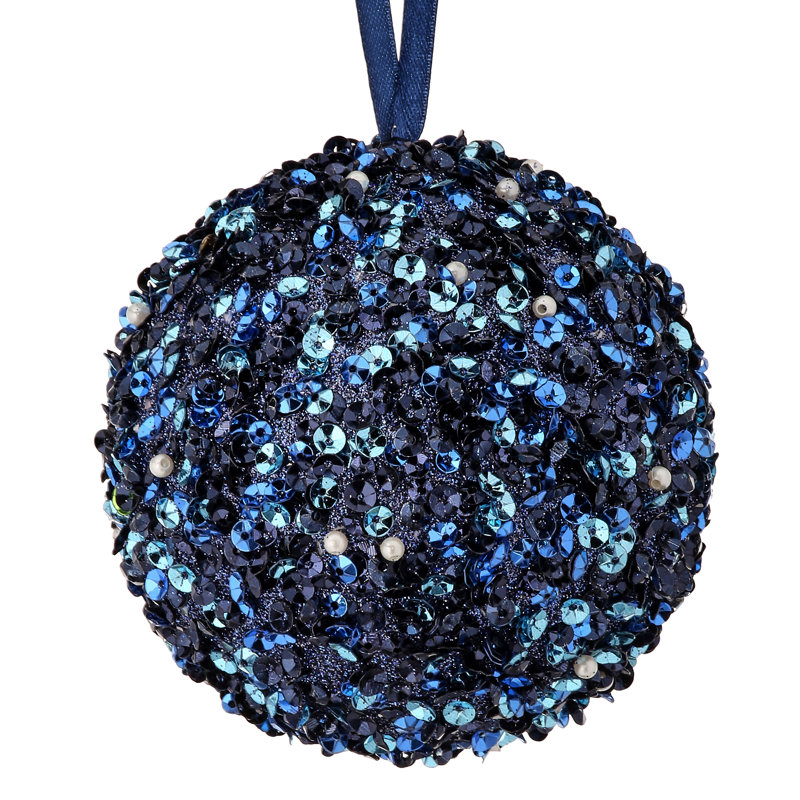 4'' Ball Ornament, Blue