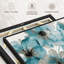 Impression sur toile bleu sarcelle-102358636