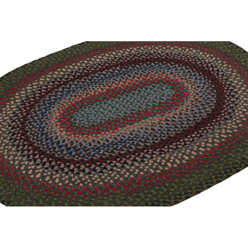 One-of-a-Kind Oval 4’x5’ Area Rug