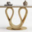 Marble Top Console Table-96412381