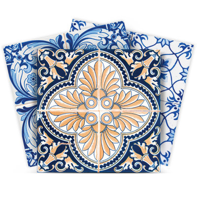 Carreau de mosaïque auto-adhésif en vinyle 6 po x 6 po
