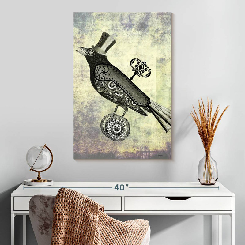 Brampt Steampunk Crow, 30" H x 20" W