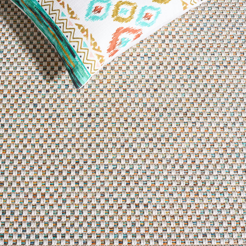 Tapis intérieur / extérieur en sisal Jimeno, Carré 6 pi 7 po