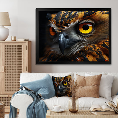 " Yellow Owl Mesmerizing State II "