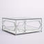 Table basse carrée Pangea Home Edward - 4 pieds moderne / Glam-1002035523