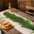 6ft Artificial Norfolk Pine Garlands Wreath Real Touch Winter Pine Garland, Green Artificial Greenery Garland For Table Mantle Wall Indoor Outdoor Christmas Decoration