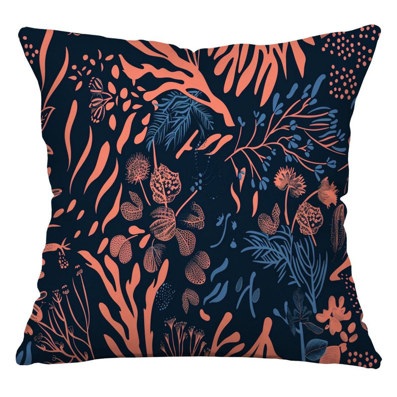 Coussin décoratif Tropical Flora, H 20 po x l 20 po