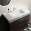 Single Bathroom Vanity with @Solid + Manufactured Top