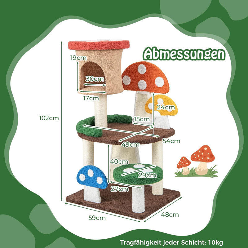 Betty 102cm H Cat Tree