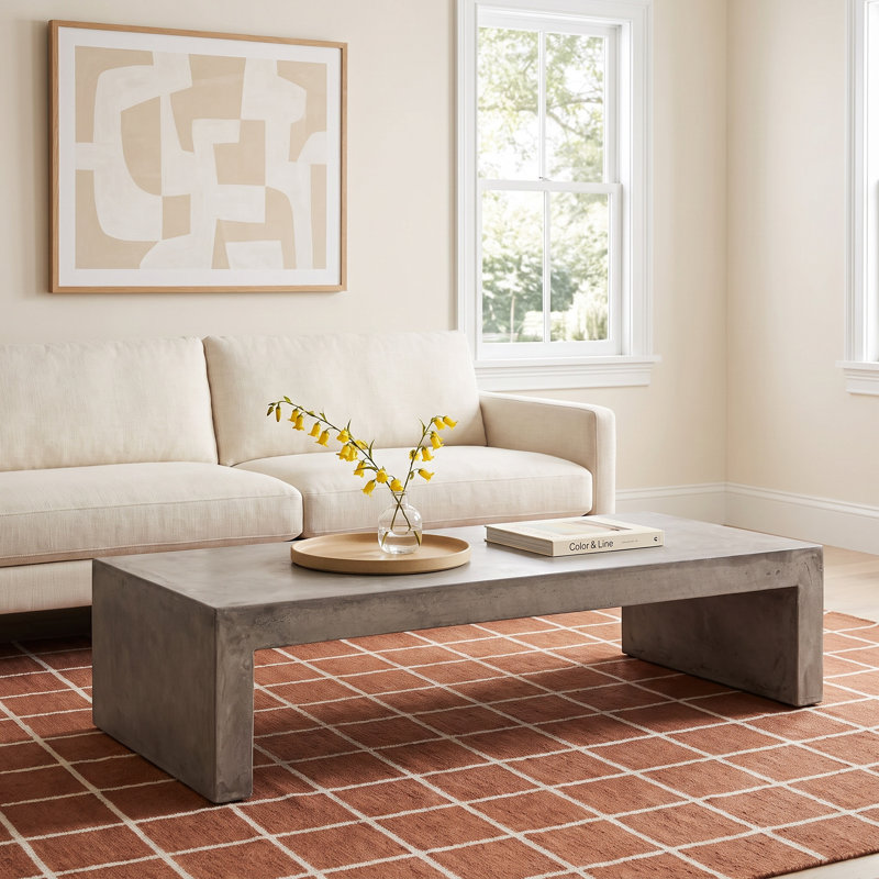 Katherine Single Coffee Table, Gray