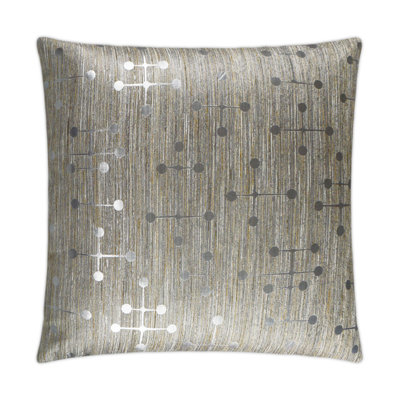 Morse Polka Dots Reversible Throw Pillow