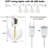 White String Lights - 97FT With 49 G40 LED Bulbs (1 Spar...