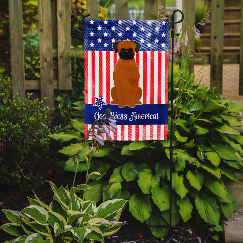 Drapeau de jardin Leighanne, Boxer (brun)