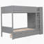 Lit superposé au-dessus de 2 tiroirs et armoire multicouche Kayelin-209734971
