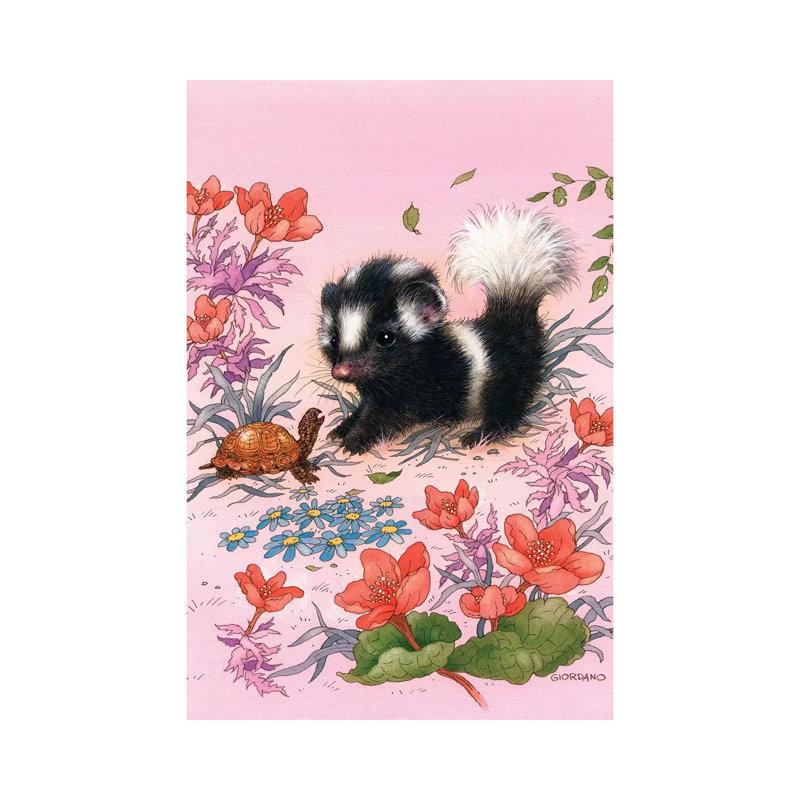 «Baby Skunk» par Giordano Studios, impression sur toile tendue, H 40 po x l 26 po x P 1,5 po