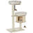 Eyre Cat Tree, 3 Level Cat Tower with Scratching Posts, Bed, Condo, Badminton Toys, for Multiple Kittens