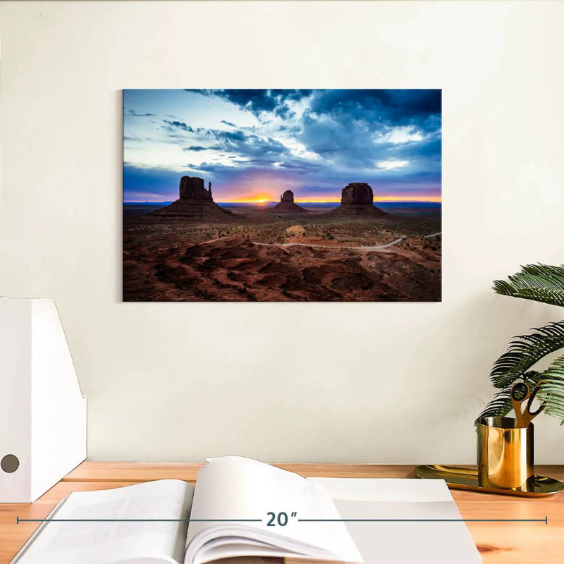 Alvord Monument Valley Desert Sunset, H 8 po x l 12 po