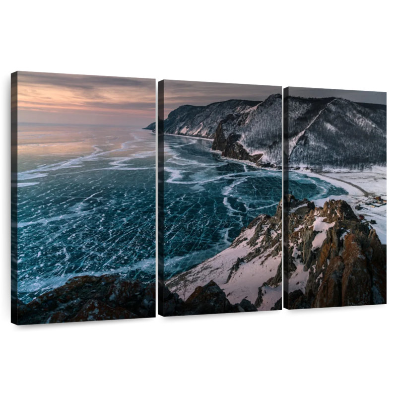 Alvord Lake Baikal Russia, 28" H x 45" W