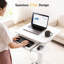 Chariot pour ordinateur portable avec plateau coulissant pour clavier
