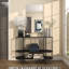Wooden wall mirror with slim, minimalist frame-413346692-413346715