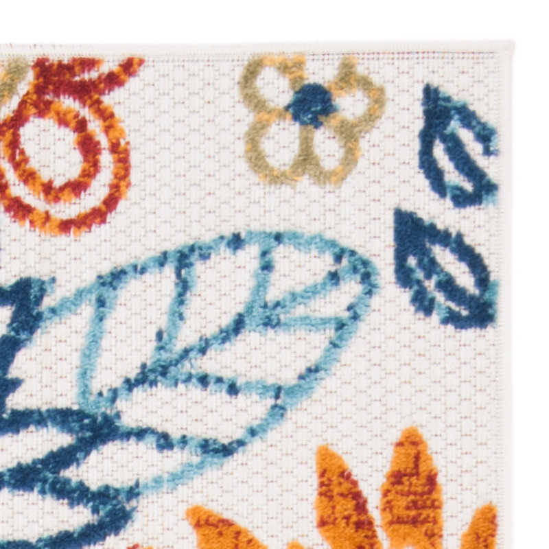 Kellems Performance Floral Indoor/Outdoor Area Rug, Rectangle 3' x 5'