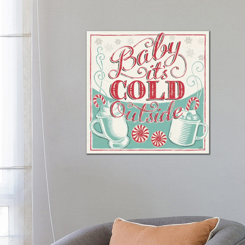 Merry Little Christmas II 1 Piece Wrapped Canvas Painting, 66.04 cm H x 66.04 cm W x 1.91 cm D