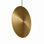 Chrona Modern Round Spun Brass Pendant Light, Vertical