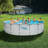 Steel Round Frame Set Pool 48'' H x 216'' W x 216'' L , with Pump Included