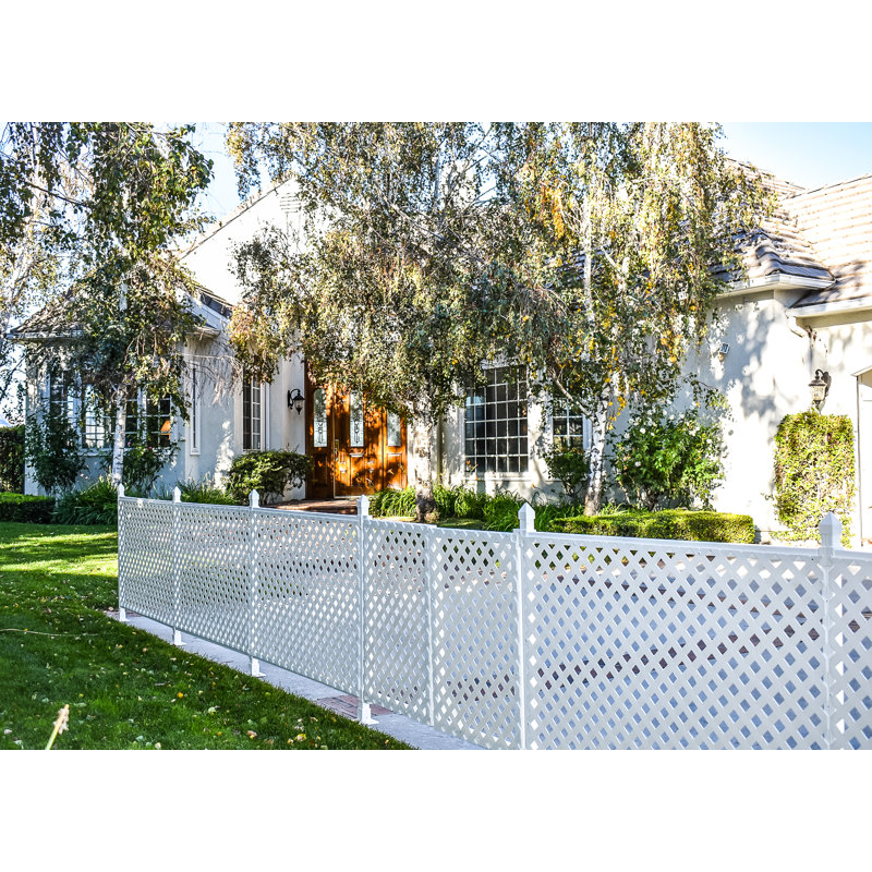 36 Ft. H Vinyl Fencing Kits, 3' H x 40' W x 0.13' D