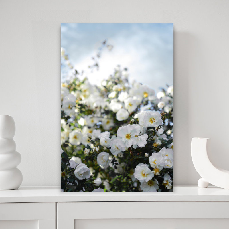 Été, neige, élégant, romantique, rétro, nature, art mural, H 18 po x l 12 po
