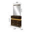 Commode à 6 tiroirs de style moderne en bois brun