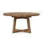 Eberwin Round Extended Natural Dining Table-162749812