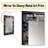 Cubic Geometric Dreams II - Cubism Mirror, Gray Decorative Wall Mirror, Printed Metal Art-1586068371