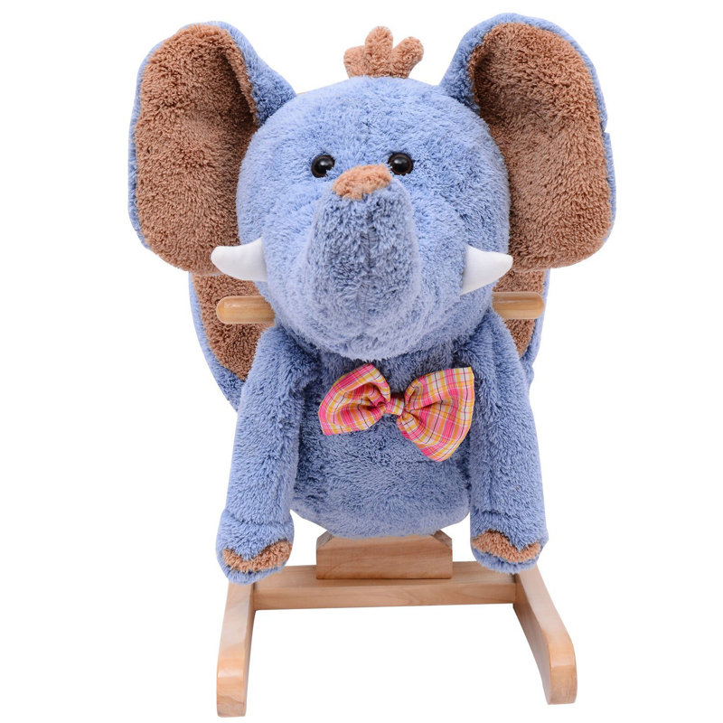 Winnols Kids Toy Elephant Seat Rocker