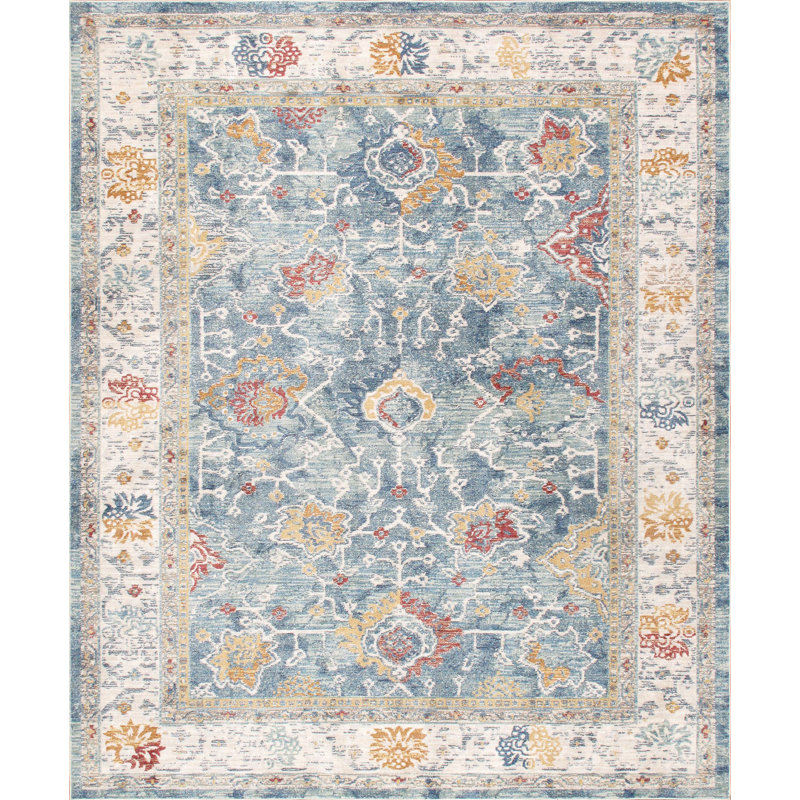 Tapis oriental bleu clair Heritage, Rectangle 3 pi x 5 pi