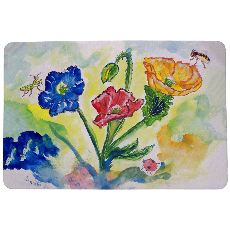 Donnel Non-Slip Indoor Doormat, Rectangle 1'6" x 2'2"
