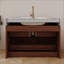 Meuble-lavabo flottant moderne de 30 po avec plateau en pierre frittée sans soudure-311718894