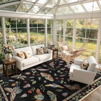 Goldene Animal and Insect Washable Floor Mat - Non-Slip Area Rug