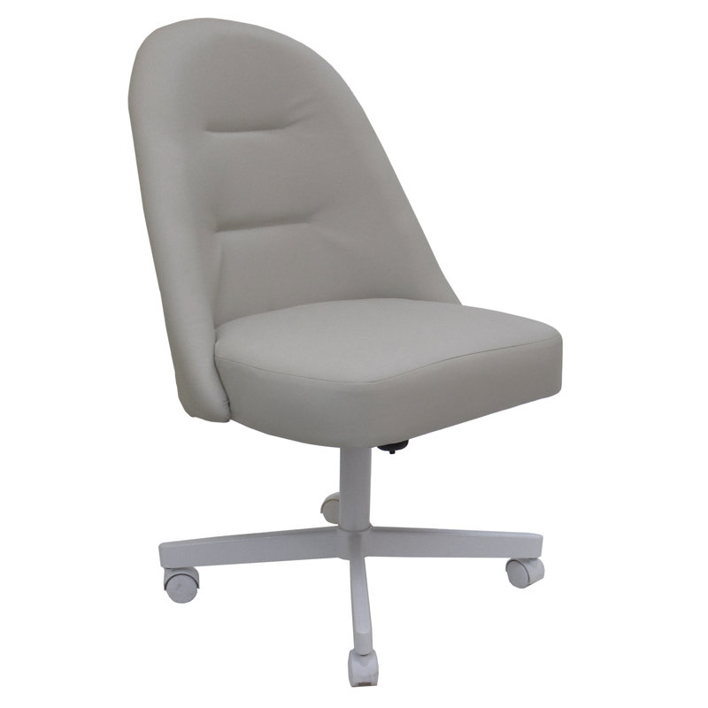 Chaise d'appoint rembourré, Blanc, Beige Océan