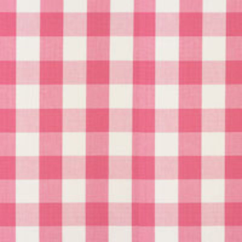 Camden Cotton Check Fabric, Magenta