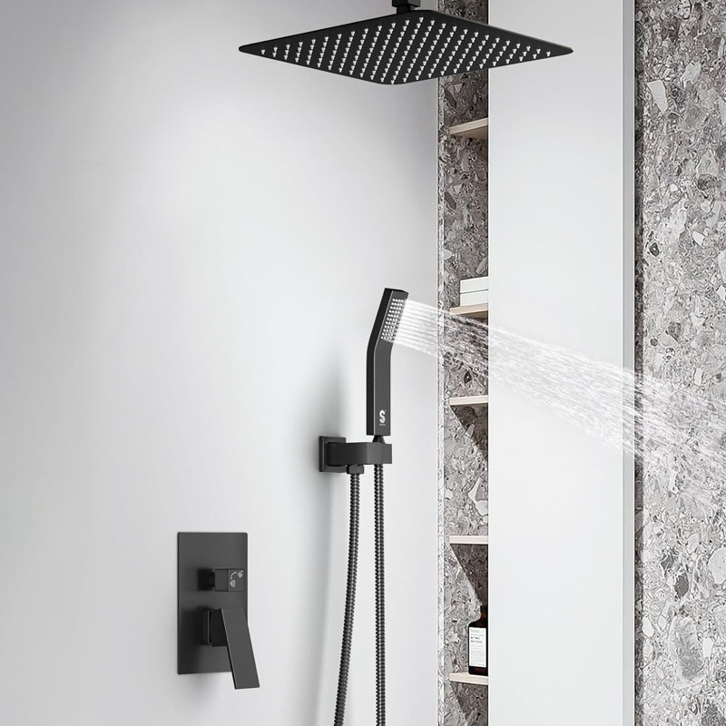 Système de douche complet avec valve brute