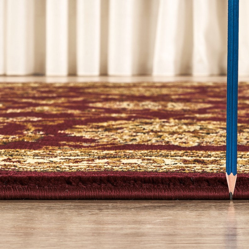 Elio Oriental Red Area Rug, 2'x3'