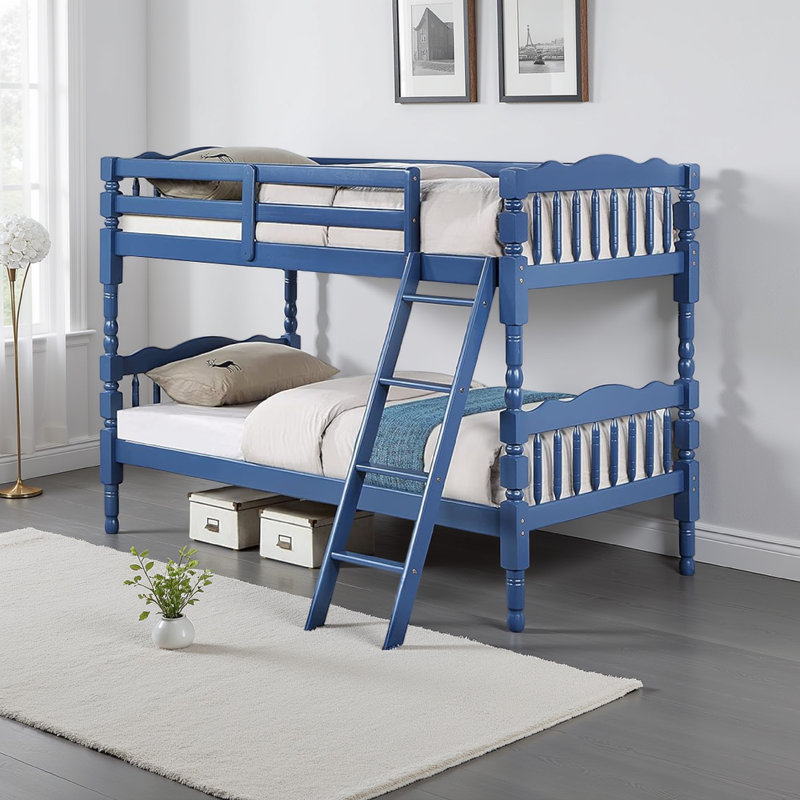 Lit superposé détachable, Bleu foncé