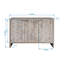 Buffet de style campagnard à 3 portes avec rangement en bois naturel délavé Farmhouse | Idée de cadeau