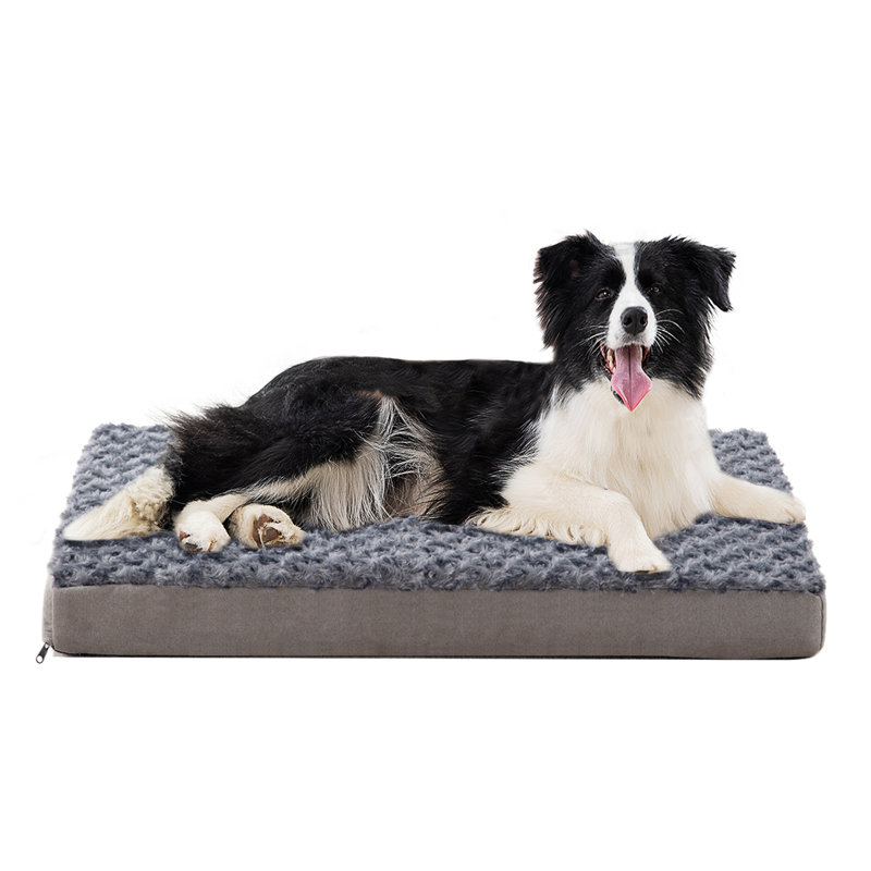 Lit pour chien en mousse à mémoire de forme, lit pour chien rafraîchissant et résistant à l'eau