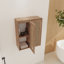 Armoire latérale de salle de bain 24 po, portes à fermeture douce, conception à fixation flottante