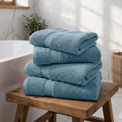Donlad Certified Certified Egyptian Cotton 800 GSM Heavyweight Plush Solid Luxury Bath Towel