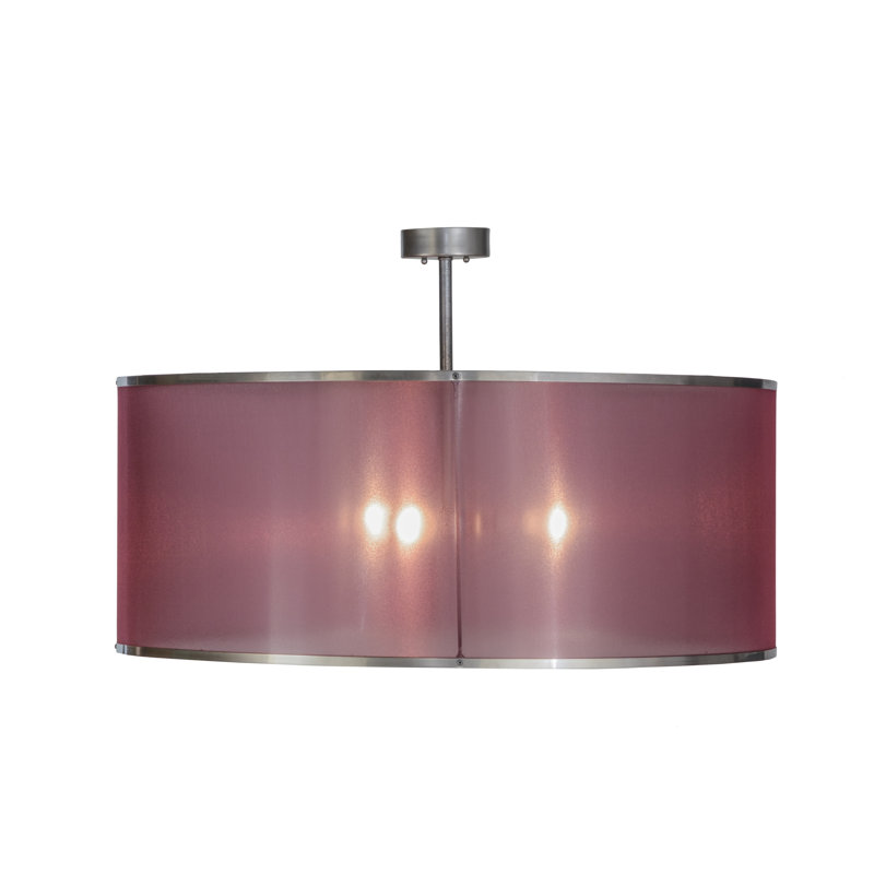 Lustre tambour unique à 4 lumières Gahel