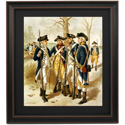 «Infantry: Continental Army, 1779-1783» par Henry Alexander Ogden | Reproduction encadrée